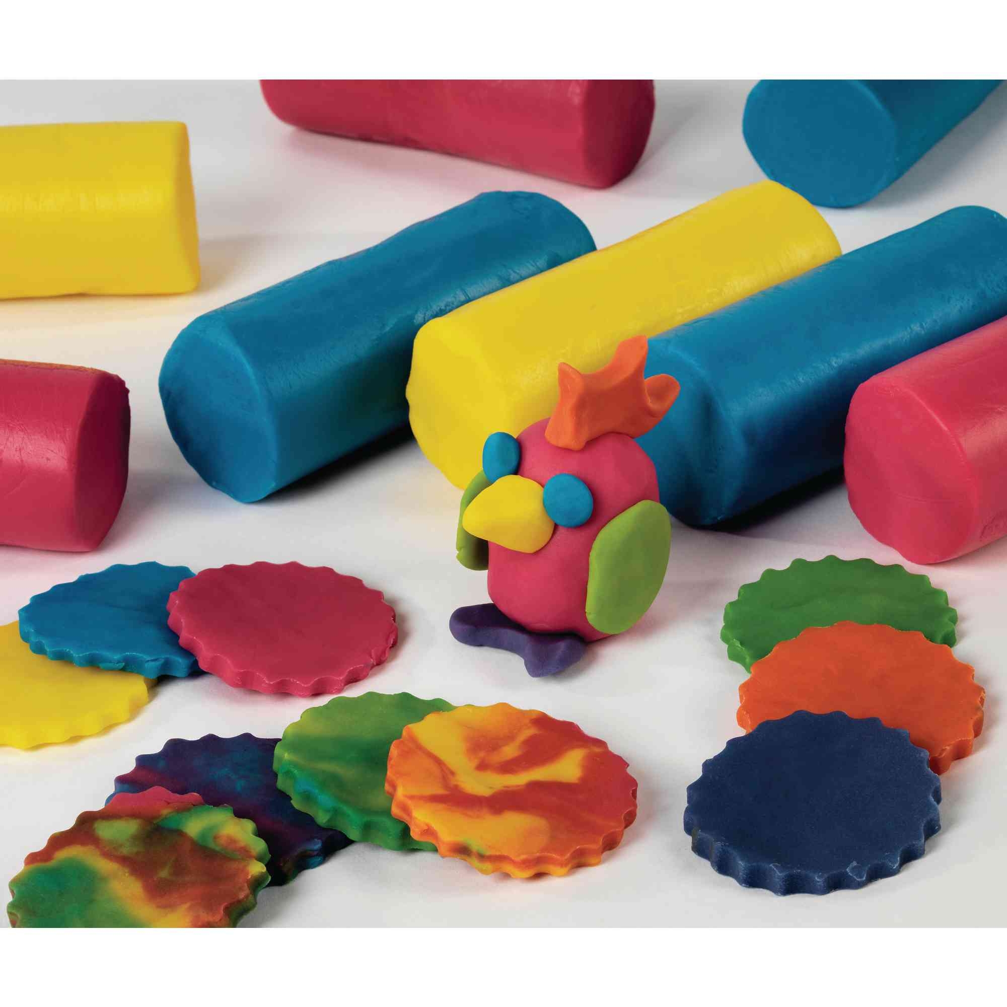 Colour Mixing Soft Dough - Pack of 6